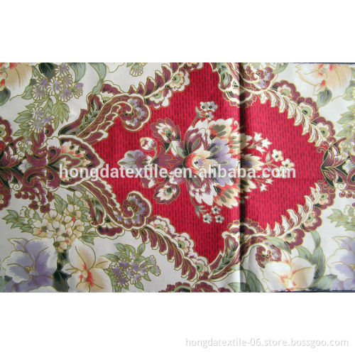 100% cotton down proof 233 wires printed fabric